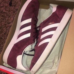 Adidas Maroon Gazelles